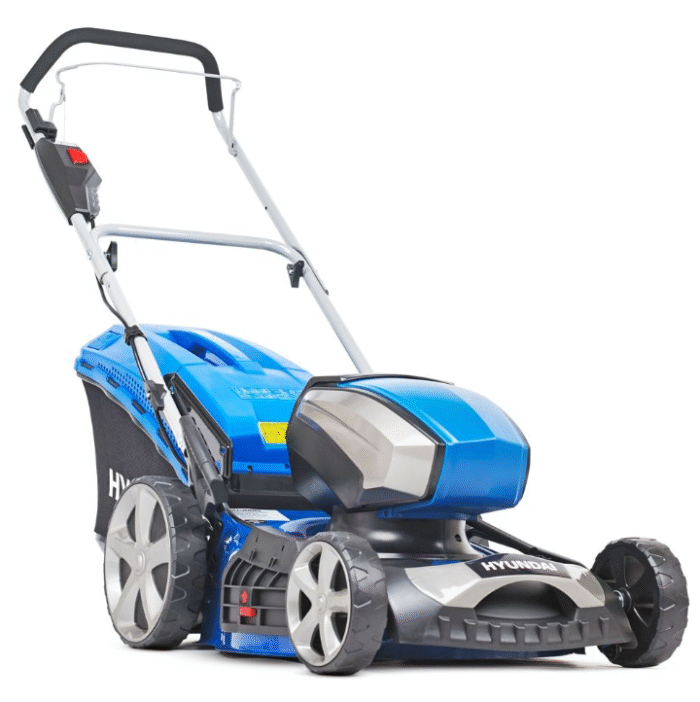 Authorized Power Equipment Specialists using a high-performance mower for lawn care